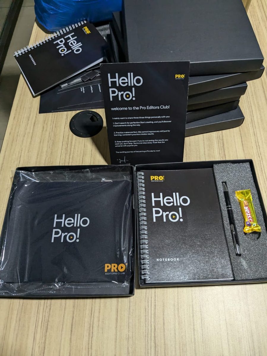 Pro Editors Club corporate gift box